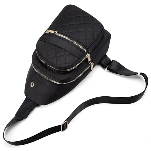 Image of Banelu Small Sling Bag Crossbody Sling Backpack for Women, Chest Bag Cross Body Bags Crossbody Purse for Outdoors Hiking Traveling