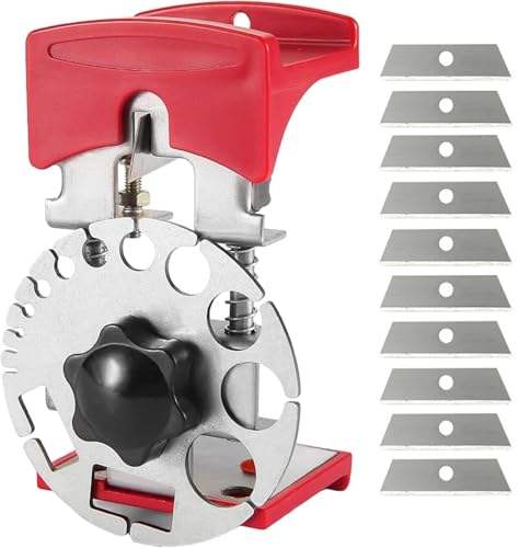 Dénudeur Portatif Universel,Machine à Dénuder Manuelle,Machine Dénuder les Fils Cuivre Rapide Portable,Multifonctionnel Profondeur Réglableavec 10 Joints Remplaçables,Décapant Portatif Incision Lisse