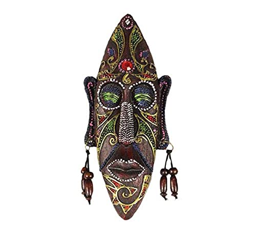 MUNANI Máscaras for decoración de Pared Máscara Africana de Resina Decoración for Colgar en la Pared Accesorios creativos for el hogar, 03