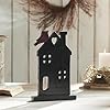 VHC Brands Spring in Bloom Wooden Prim House wBird On Roof 14x9x2