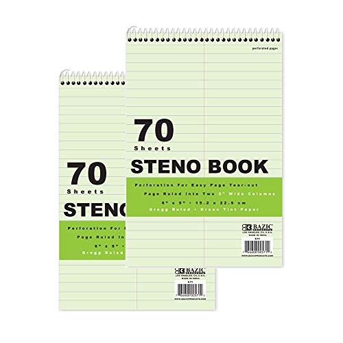 Cahier Steno Gregg Bakic pour organiser vos réunions de bureau et cours