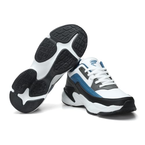 Image of FIELD CARE Fusion Casual Athletic Chunky Stylish Outsole Comfort Lace-Up Sneakers.