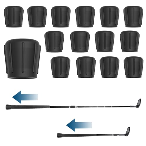 Golf Club Sensor Covers Compatible with Garmin Approach CT10, Arccos Smart Sensors, Golf Pad Tag & Other GPS Club Tracking Sensors.Fit Standard to Jumbo Sized Grips (15 Covers)