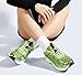 LUCKY STEP Women's Fashion Walking Shoes Running Platform Mesh Casual Sport Gym Work Adjustable Lace Lifestyle Stylish Trendy Athletic Tennis Shoes(Green 2,8.5 B(M) US)