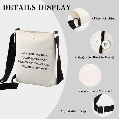 Music Group Inspired Gift Music Band Fan Gift NKTB Celebrity Gift Crossbody Bag for Music Lovers3