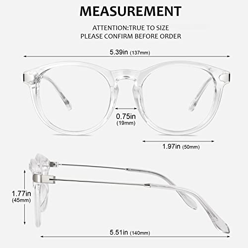 Image of GQUEEN Fake Non Prescription Glasses Clear Lens for Women Men Oversized Frame UV400 Protection, 201581
