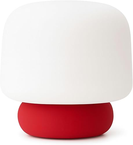 Touch & Tap - Luz nocturna de hongos para niños, lámpara de silicona suave con efectos de sonido, LED amigable con los ojos, carga inalámbrica,