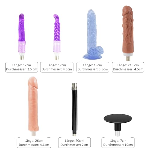 Sexmaschine für die frau, Fickmaschine mit Dildos, Automatische Sex maschine mit Saugnapfadapter, Dildomaschine mit 3XLR-Anschlüssen, Love Machine für Solo und Paare – Bild 5