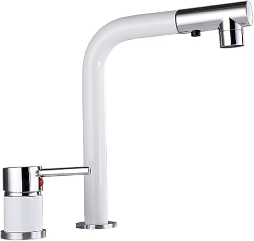 Grifo de bañera de baño, grifo de boquilla extraíble de una sola manija, grifo de baño montado en la cubierta, grifo de bañera negro, mezclador de