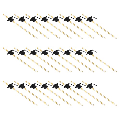 Pitillos de papel desechables graduación 24 pcs miniatura 1
