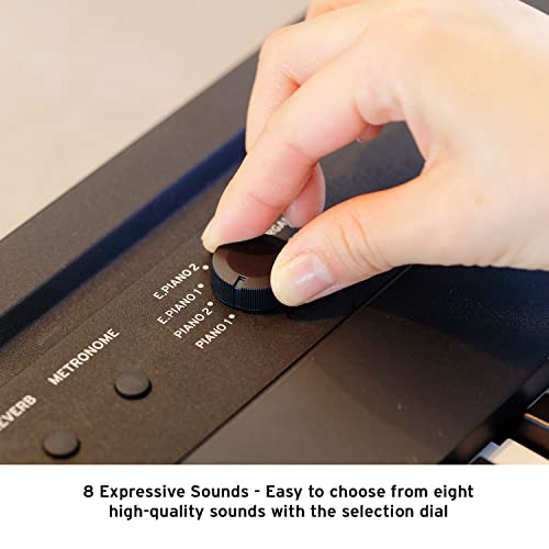 Korg Liano Piano numérique portable avec clavier doux au toucher Noir - Les Beatles, Paul McCartney, John Lennon, RIngo Starr, George Harrison Korg Liano Piano numérique portable avec clavier doux au toucher Noir – Image 5