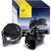 HELLA Fanfare - OE-CONNECT HORN TE26 SET - 12V - 110dB(A) - Frequenzbereich von: 400Hz - Frequenzbereich bis: 500Hz - Tiefton/Hochton - elektrisch - Stecker: BMW - Menge: 2 - 3FH 012 010-041