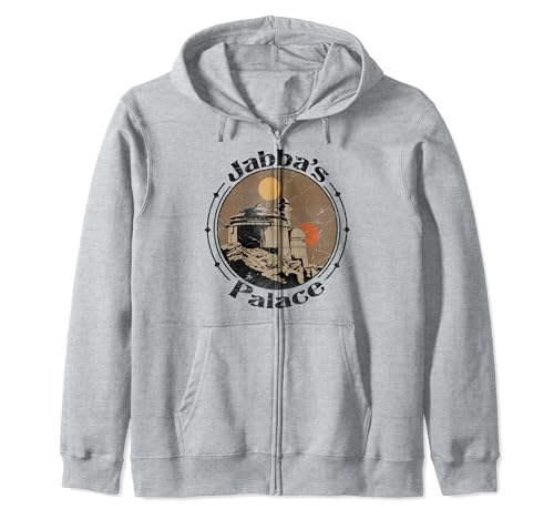 Sweat Star Wars Jabba's Palace Circle à capuche et zip pour fan de la saga