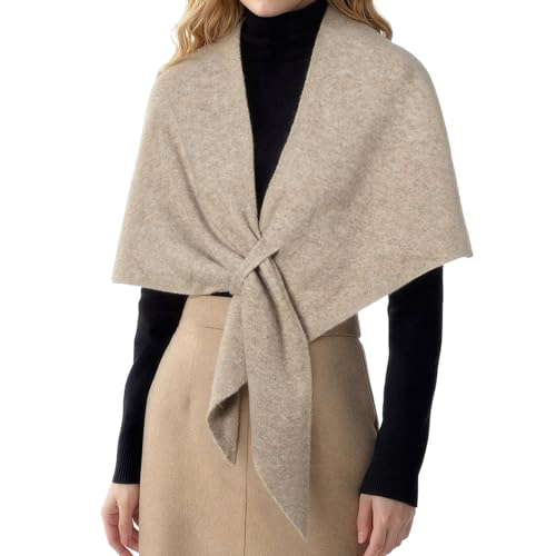 RIIQIICHY Chale Taupe Grosse Echarpe Femme Hiver Chaud Etole Femme Chic Mariage Écharpe Châle...