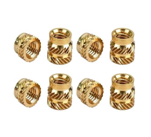 M2 M2.5 M3 M4 M5 M6 �^�J�z�b�g�����g�C���T�[�g���[���b�g�i�b�g�˂��M���`�_�u���c�C���ˏo���ߍ��݃i�b�g 3D�v�����^�[�p(Length 5mm 50pcs,M6(OD 9mm))