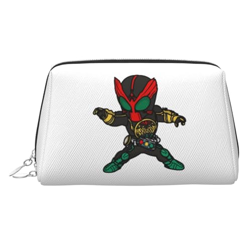 化粧ポーチ 仮面ライダーオーズ レディース メイクポーチ 化粧バッグ メンズ トラベルポーチ レザー 小物入れ かわいい おしゃれ 可愛い 化粧品収納 大容量 防水 多機能 旅行 持ち運び便利