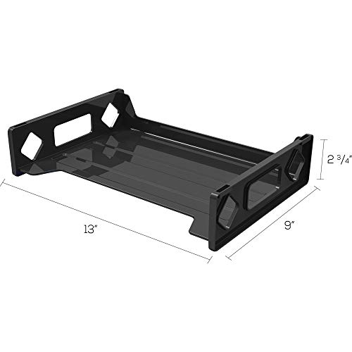 Courrier de bureau empilable et durable Deflecto pour optimiser le rangement vertical