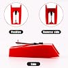 3pcs Record Player Needle, Turntable Replacement Needle Long-Lasting Record Player Needle Replacement Diamond Stylus Replacement for Vinyl Record Player LP Phonograph,Victrola, ION, Crosley (Red)