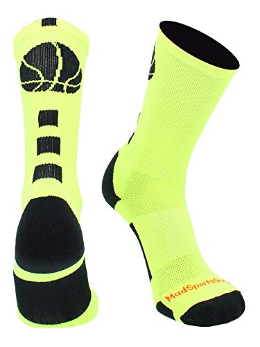 neon green basketball socks