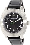 エンポリオアルマーニ Emporio Armani Men's メンズ 男性用 Sportivo AR6057 Black Leather Quartz Watch 時計 腕時計 [並行輸入品]