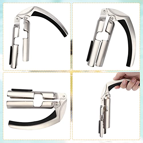 Champagne Opener,3Pcs Bar Home Appliance Champagne Bottle Opener Sparkling Wine Cork Puller,Bar Jar Cork Puller Champagne Corkscrew Kitchen Sparkling Wine Bottle Opener(Silver) #TOP6