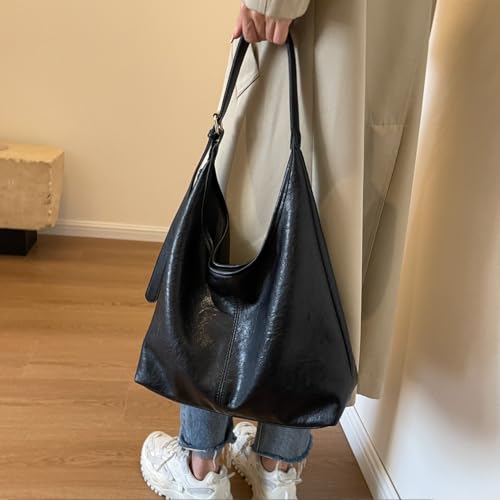 Geelyda 2024 Leather Tote Bag, Hobo Bag Purses For Women Shoulder Bag College Tote Hobo Bags Soft Vegan Crossbody Underarm Handbag thumb #3