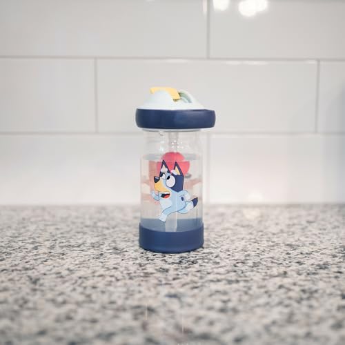 The First Years Bluey Sip & See Toddler Water Bottle - Includes Floating Charm - Toddler Cups with Straw - 12 Oz - Ages 24 Months and Up - image 3