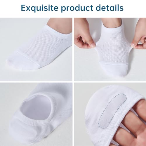 8 Pairs No Show Socks Womens and Mens Low Cut Ankle Short Non Slip Athletic Running Casual Invisible Liner Socks4