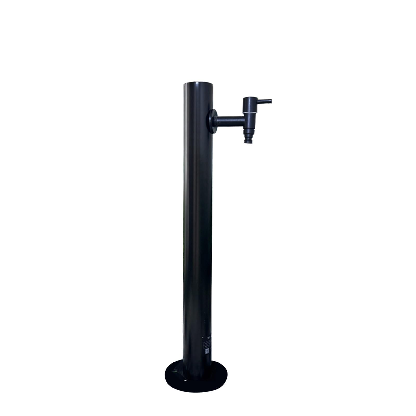 Outdoor Water Column Garden Water Tap,Stainless Steel Garden Hose Stand with Faucet,Floor Mounted Tap,Frost Free Outdoor Faucet for Irrigation(60cm/23.6in)