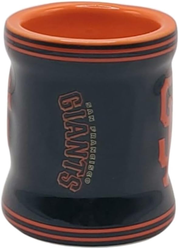 Boelter Brands MLB Mini Mug Style Sculpted Ceramic Shot Glass, 2oz (San Francisco Giants) - Image 2