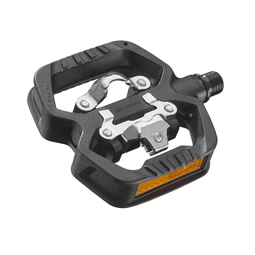 Look Cycle - GEO Trekking Bike Pedals - Ultra-Robust Hybrid Pedals - 1 Clipless Face, 1 Flat Face - Clip System - Ideal for Every Ride - Easy Pedals + Cleats
