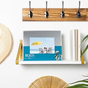 Pavilion Gift Company - Beach Life - 6" x 4" Horizontal Landscape Picture Photo Photograph Holder Frame Ocean Coastal Seaside Waterfront Boating Beach House Summer Home Decor Present Pavilion Gift Company Beach Life 6 x 4 Horizontal Landscape Picture Photo Photograph Holder Frame Ocean Coastal Seaside Waterfront Boating Beach House Summer Home Decor Present