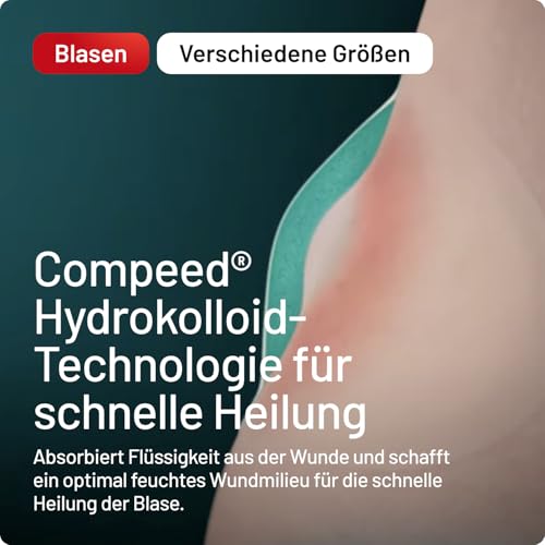 COMPEED Blasenpflaster Mixpack - 12x Hydrokolloid-Pflaster - 3 Größen – Ansicht 5