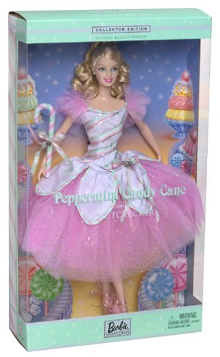 Barbie Peppermint Candy Cane Muñeca Ballet Clásico miniatura 3