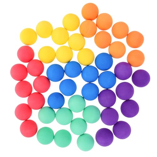ifundom Bolas de Esponja EVA Blandas de 4 CM Multicolor 48 Piezas para Juegos Infantiles en Interiores y Exteriores Relleno para Bolsas de Fiesta y Juguetes para Cumpleaños