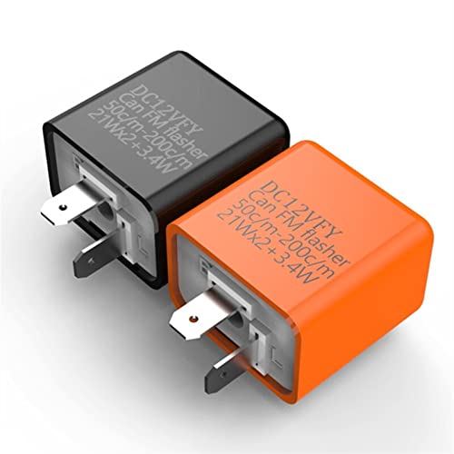Relé intermitente LED 12V 2 pines ajustable indicador señal giro intermitente motocicleta 2
