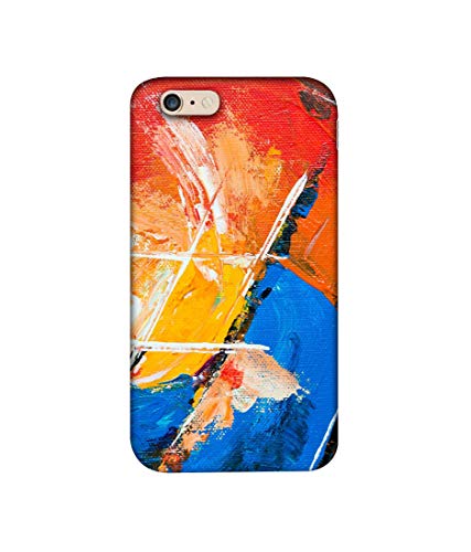 Image of Amazon Brand - Solimo Designer Color Impression On Canvas 3D Printed Hard Back Case Mobile Cover for Apple iPhone 6 Plus / 6S Plus