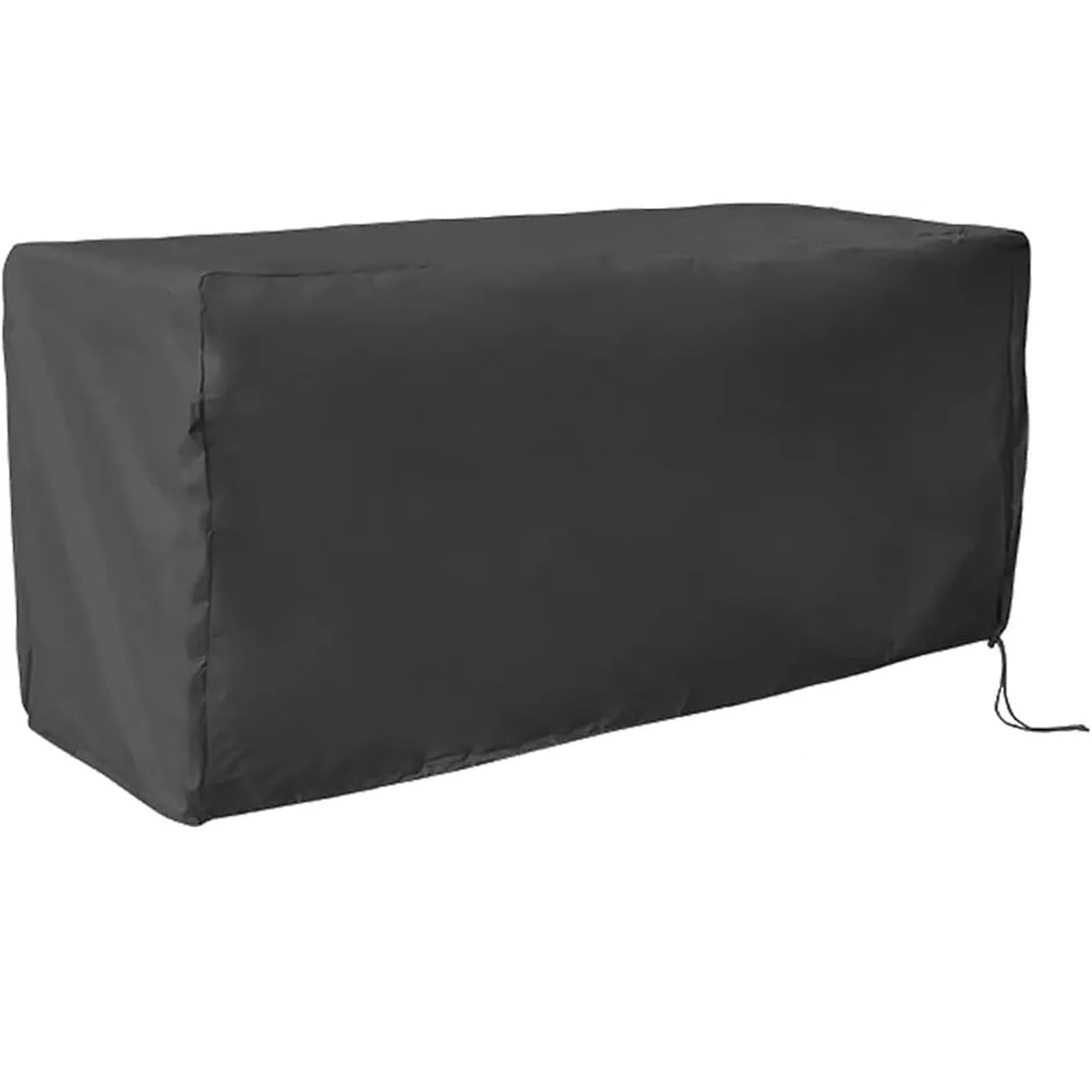 Wuyxto Black Outdoor Furniture Cover Waterproof Heavy-Duty Courtyard Footstool Covering All Weather For Furniture(123X63x55cm)