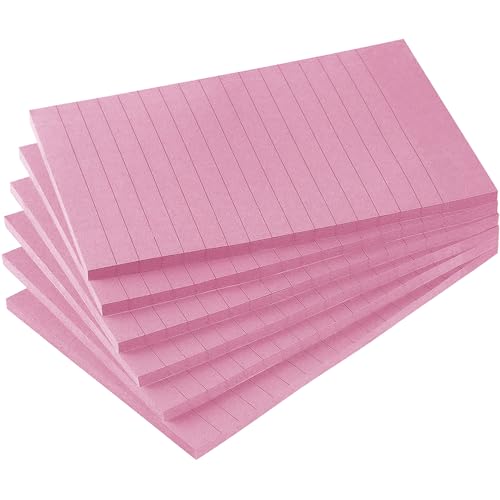 46枚*6冊付箋 大きい ふせん 付箋紙 メモふせん おしゃれ ピンク付箋 おしゃれ 付箋 ピンク