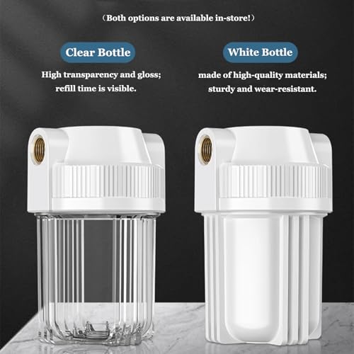 Bouteille de préfiltration 5 pouces robuste avec interface 4 points et son filtre carbone CTO - 8