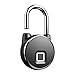 Generic Fingerabdruck-Vorhängeschloss, Metall, wasserdicht, geeignet für Haustür, Koffer, Rucksack, Fitnessstudio, Fahrrad, Büro