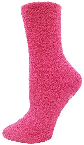 Fuzzy Socks Non Skid, 6 Pairs for Women, Warm, Soft Furry Microfiber, Comfortable, Cozy, Bulk Pack3