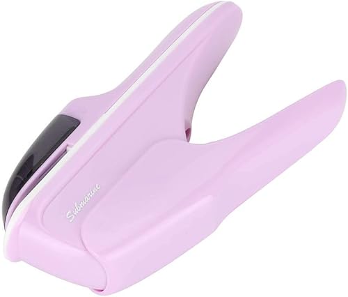 Miniatura 6 de Grapadora de escritorio, capacidad de 8 páginas, grapadora portátil que ahorra mano de obra, grapadora sin grapas, herramienta de grapa, mini