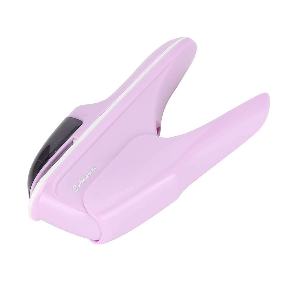 Generic Stapleless Stapler, Stapleless Stapler Crimp No Holes ABS Material Staple Stapler with Labor Saving Structure for Stapling (), Purple, Generichac6q47258-05