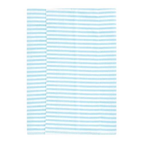 Image of Hudson Baby Unisex Baby Flannel Burp Cloth 7pk, Teal Elephant, One Size