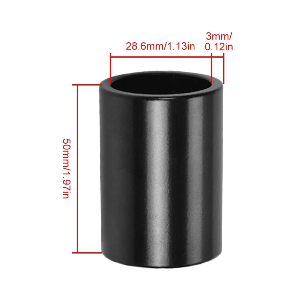 VekAuto Fahrrad-Headset-Spacer – 20 Mm, Alu, Für 1 1/8 Zoll Vorbau, Schwarz VekAuto Fahrrad-Headset-Spacer – 20 Mm, Alu, Für 1 1/8 Zoll Vorbau, Schwarz