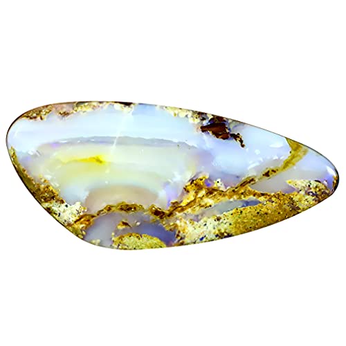 Pierre précieuse opale de Koroit naturelle 10.96 ct, un trésor multicolore haut de gamme