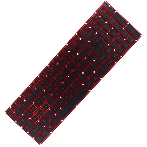 Clavier rétroéclairé de remplacement pour réparer les touches de Acer Nitro 5 US