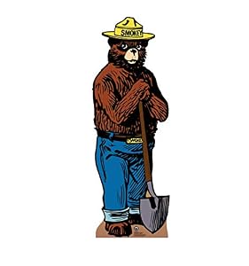 Cardboard People Smokey Bear 797 Pappaufsteller Lebensgröße
