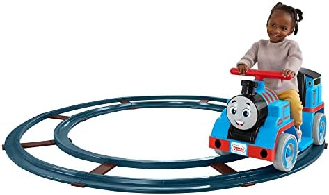 Power Wheels Thomas & Friends Ride-On Train, Thomas with Track, Battery-Powered Toddler Toy for Indoor Play Ages 1+ Years